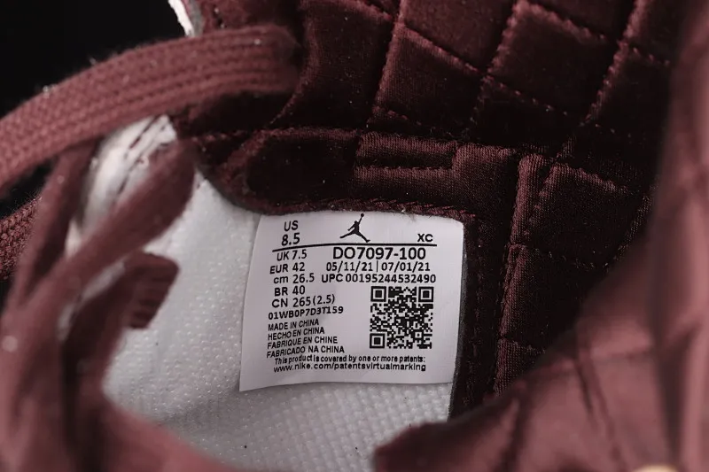All categories Air Jordan Jordan series basketball shoes Air Jordan 1 High X version A Ma Maniere x Air Jordan 1 High OG AJ1 Joe 1 joint model snakeskin pattern high-top basketball shoes DO7097-100
